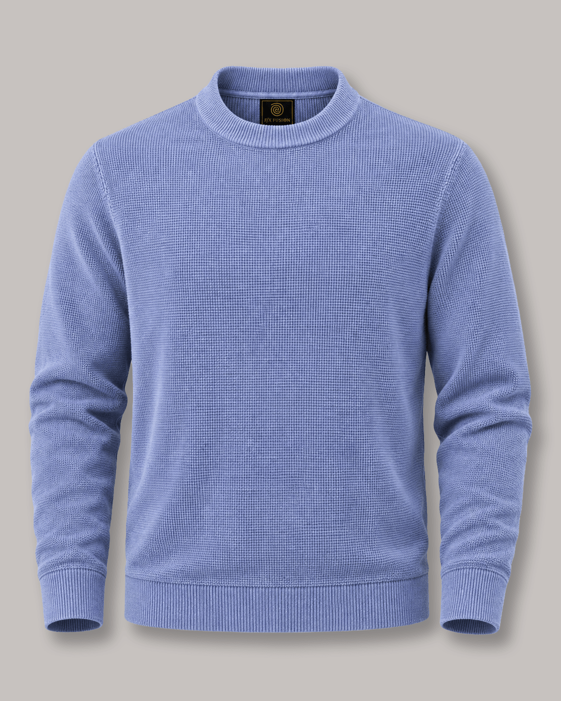 Sandwashed Thermal Crewneck Sweater - F/X Fusion - Crewneck Sweater - #color_Infinity