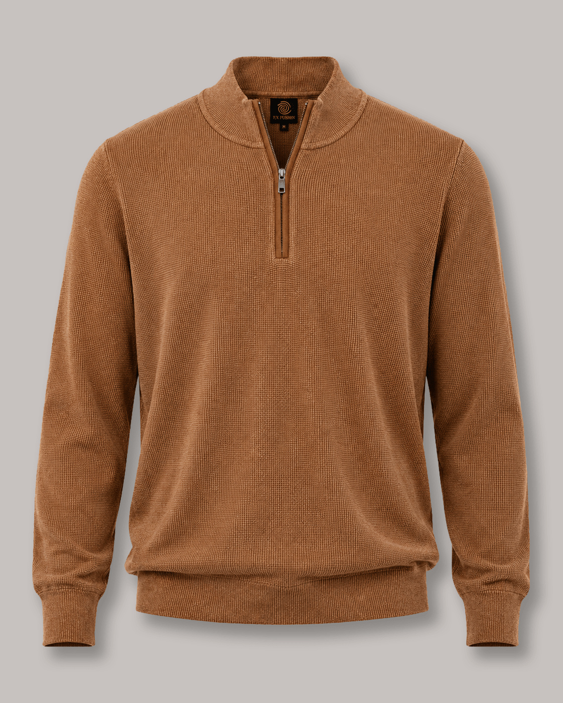 Thermal Quarter-Zip Sweater - F/X Fusion - Quarter-Zip Sweater - #color_Acorn
