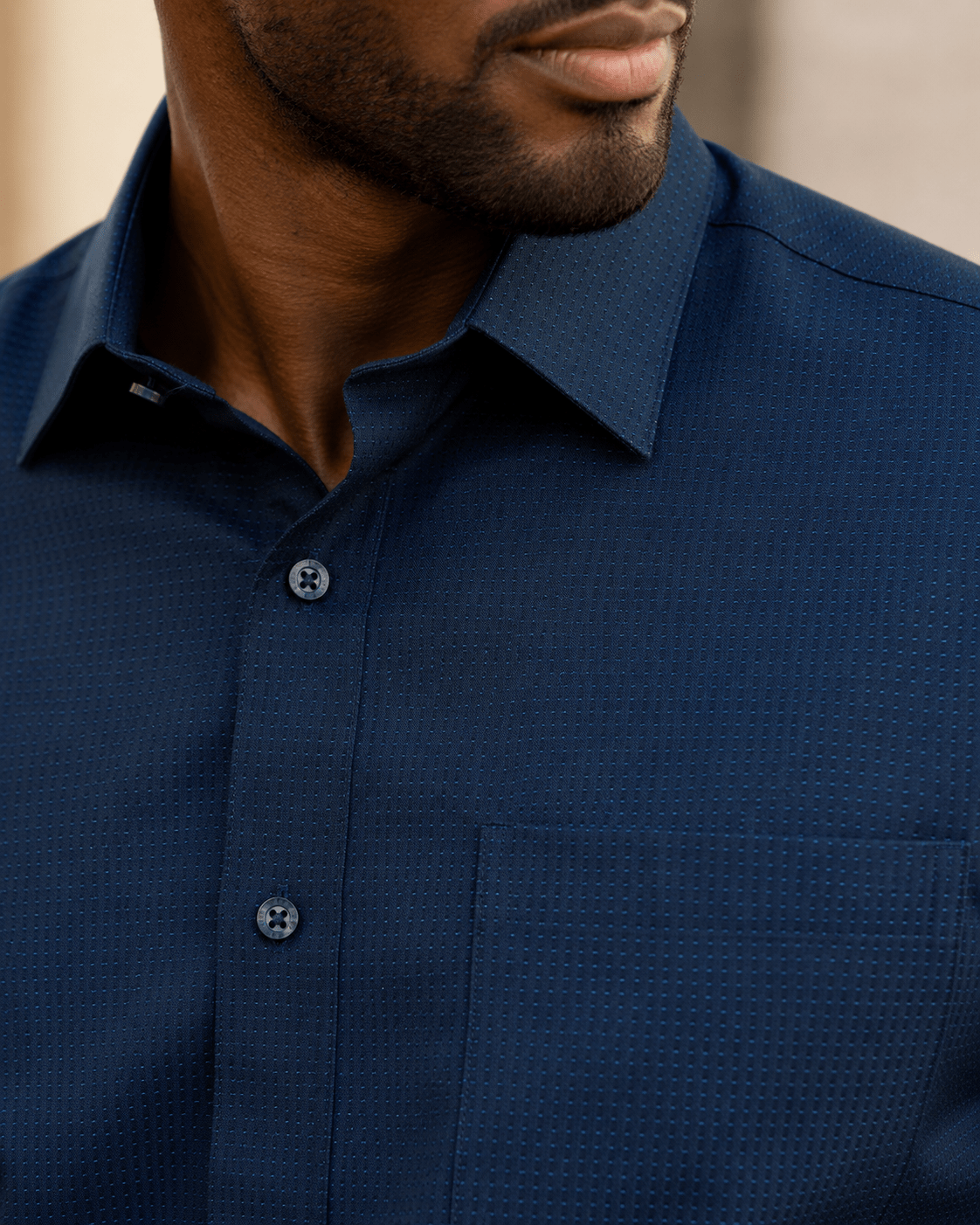Underbutton Dress Shirt - F/X Fusion - Underbutton Dress shirt - #color_Blue