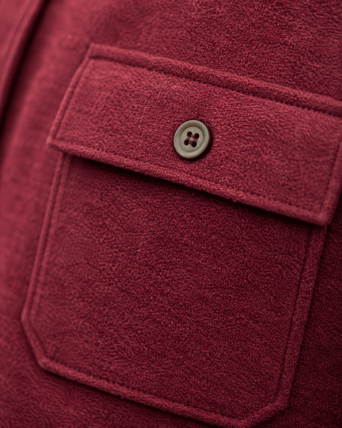 Cashmere Soft Touch Shirt - F/X Fusion - Button-Up Overshirt - #color_Bordeaux