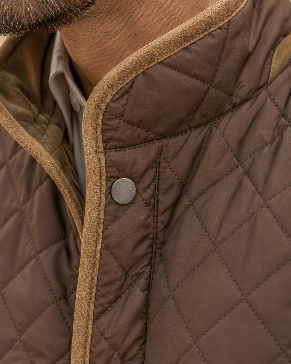Upland Quilted Field Vest - F/X Fusion - Vest - #color_Brown