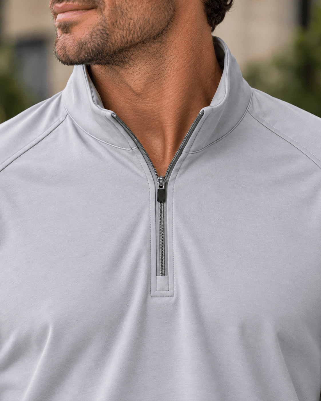 Microdot Performance Quarter-Zip - F/X Fusion - Golf Quarter-Zip - #color_Grey