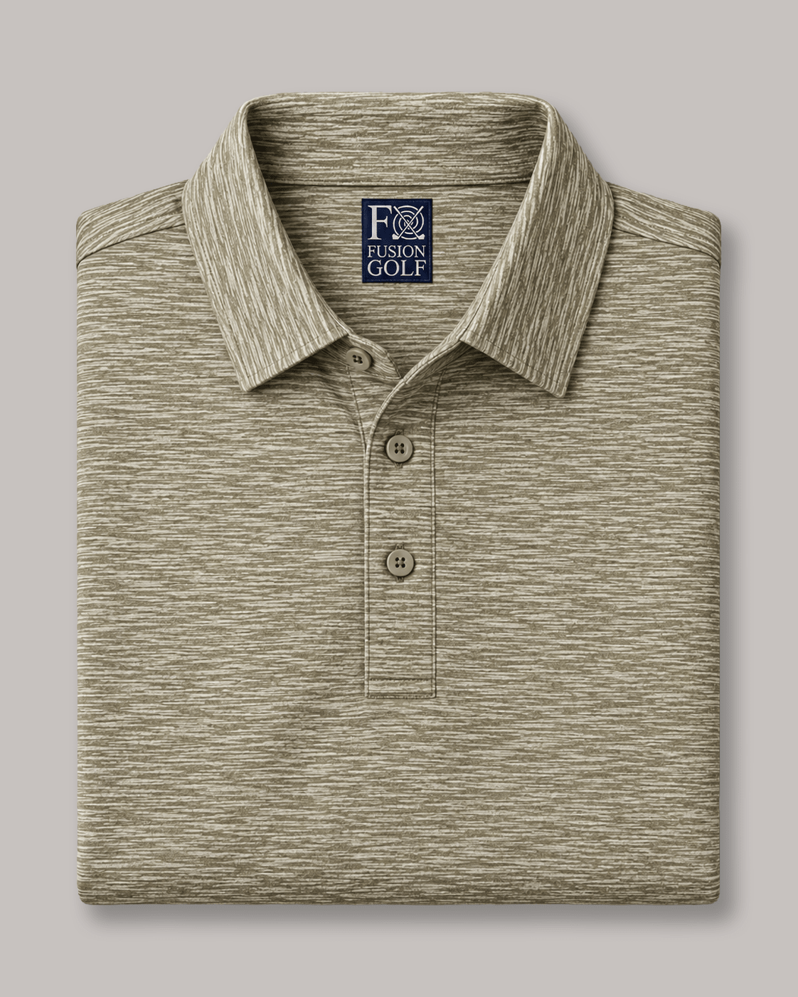Space Dye Performance Golf Polo - F/X Fusion - Golf Polo - #color_Brown