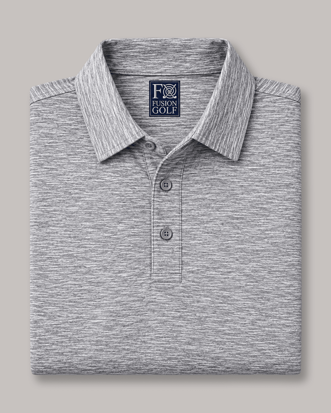 Space Dye Performance Golf Polo - F/X Fusion - Golf Polo - #color_Grey