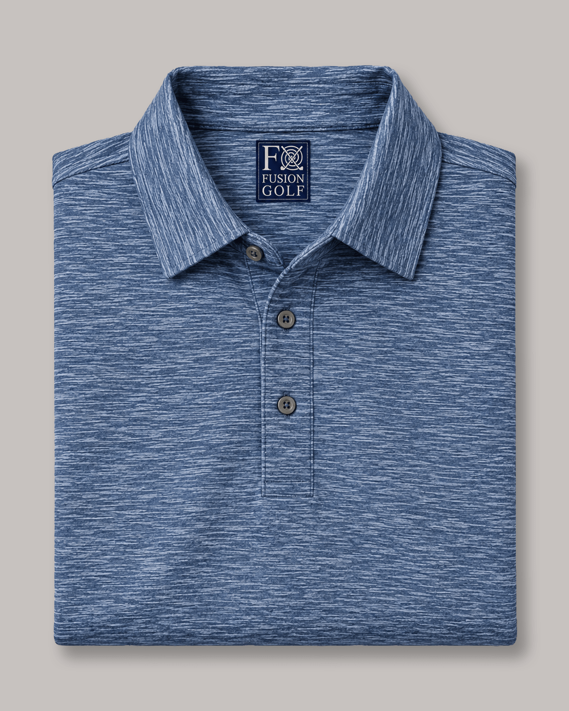 Space Dye Performance Golf Polo - F/X Fusion - Golf Polo - #color_Navy