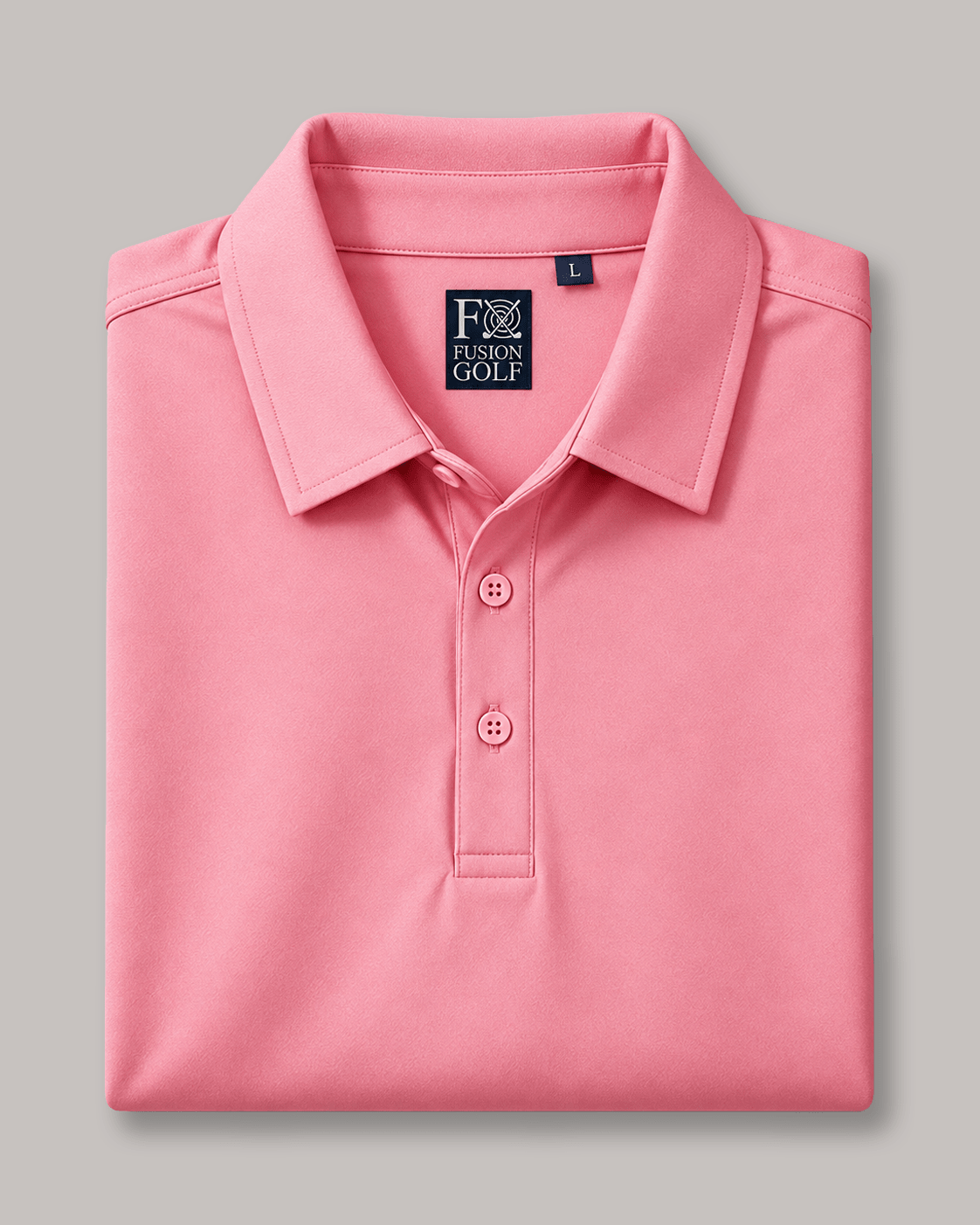 Solid Performance Golf Polo - F/X Fusion - Golf Polo - #color_Salmon