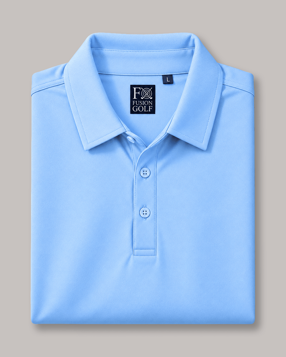 Solid Performance Golf Polo - F/X Fusion - Golf Polo - #color_Sky