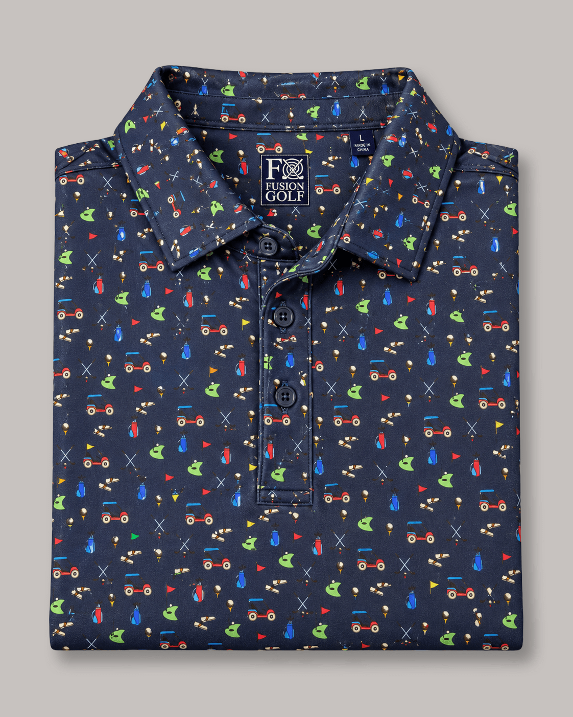 Tee Time Performance Golf Polo - F/X Fusion - Golf Polo - #color_Navy