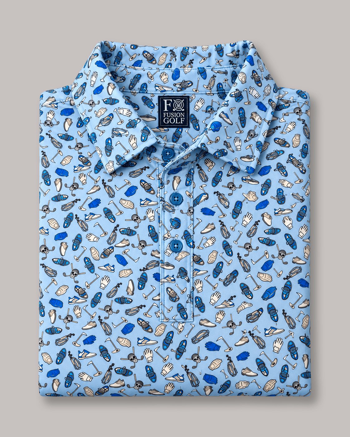 Golf Gear Performance Golf Polo - F/X Fusion - Golf Polo - #color_Blue
