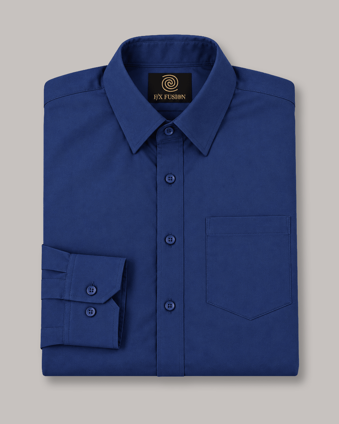 Performance Stretch Underbutton Dress Shirt - F/X Fusion - Underbutton Dress shirt - #color_Blue