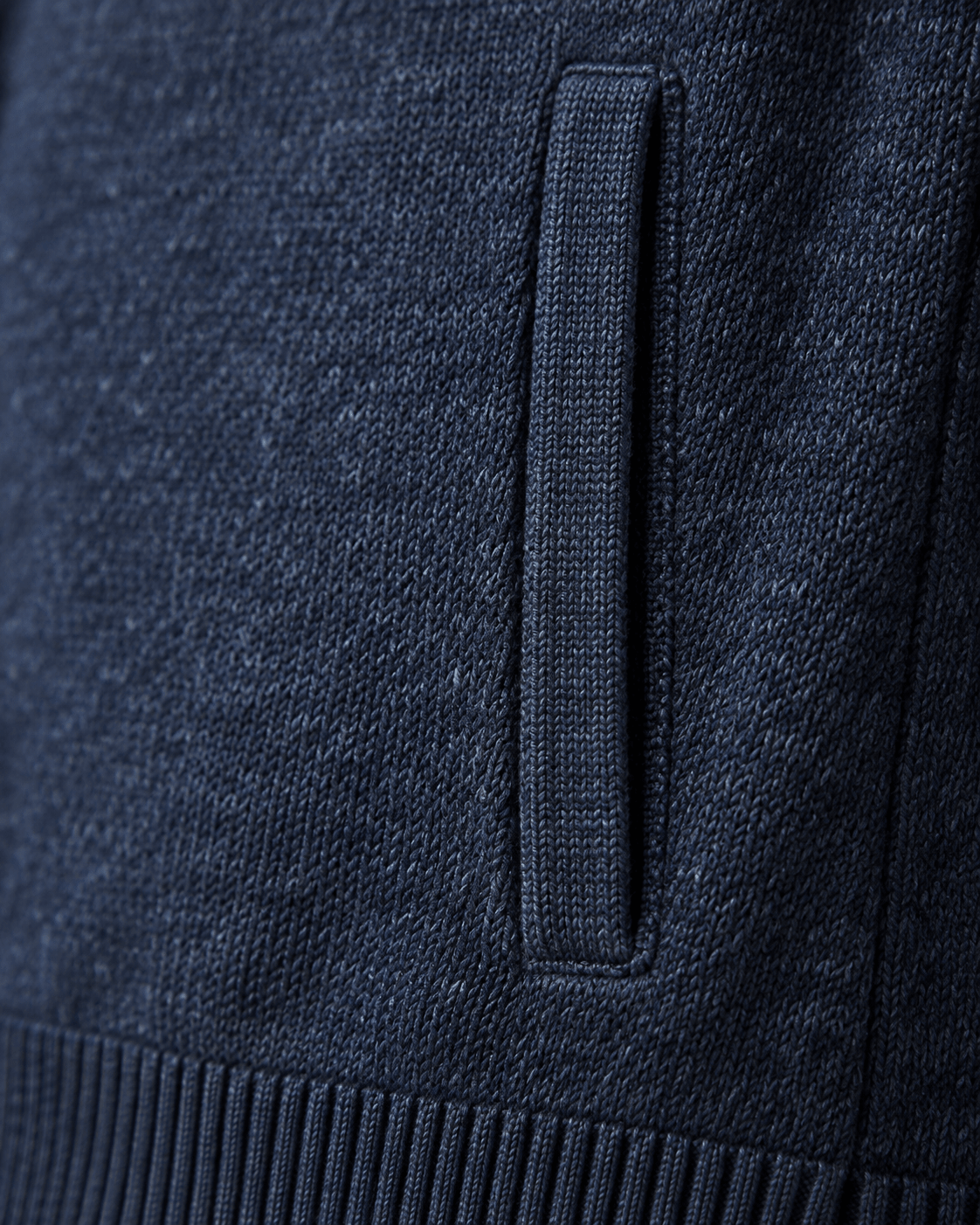 Jersey Button Cardigan Sweater - F/X Fusion - Cardigan Sweater - #color_Navy