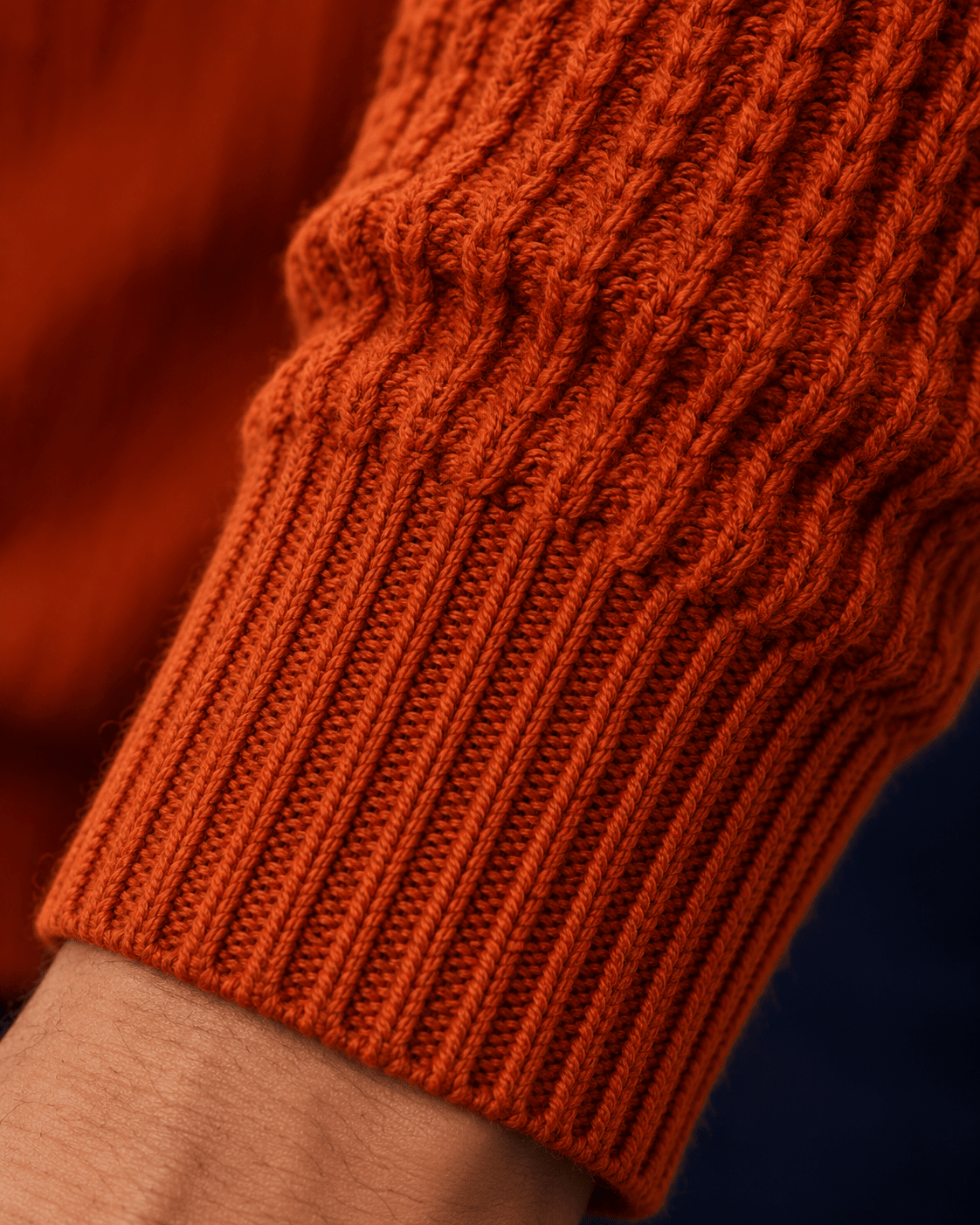 Plaited Cable Quarter-Zip Sweater - F/X Fusion - Quarter-Zip Sweater - #color_Scotch