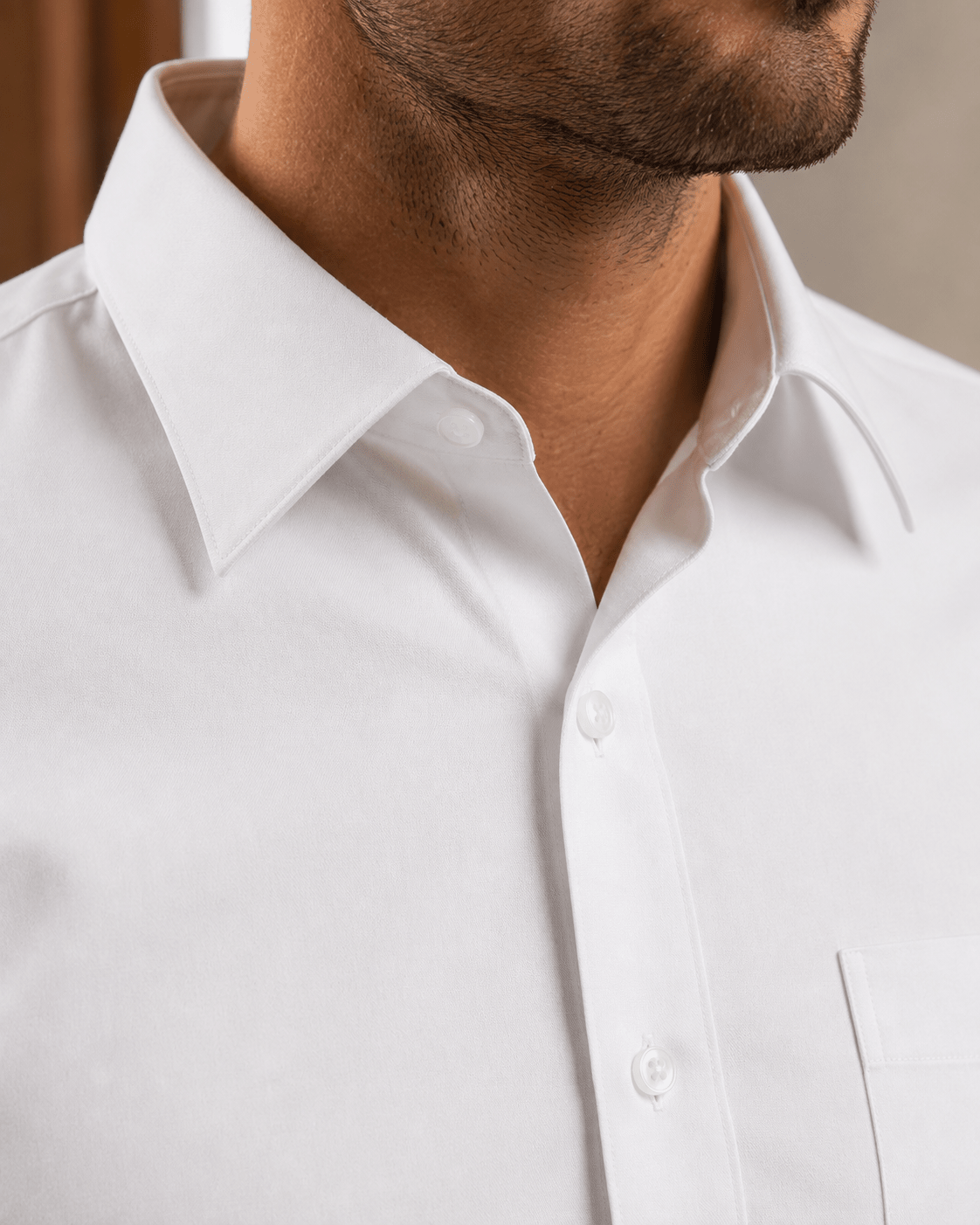 Underbutton Dress Shirt - F/X Fusion - Underbutton Dress shirt - #color_White
