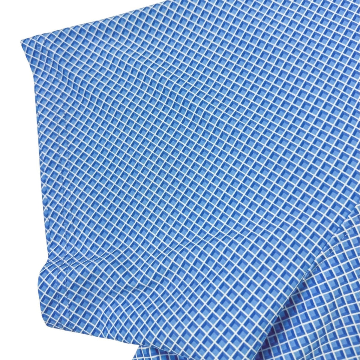 Shady Pane Performance Golf Polo - F/X Fusion - Golf Polo - #color_Blue
