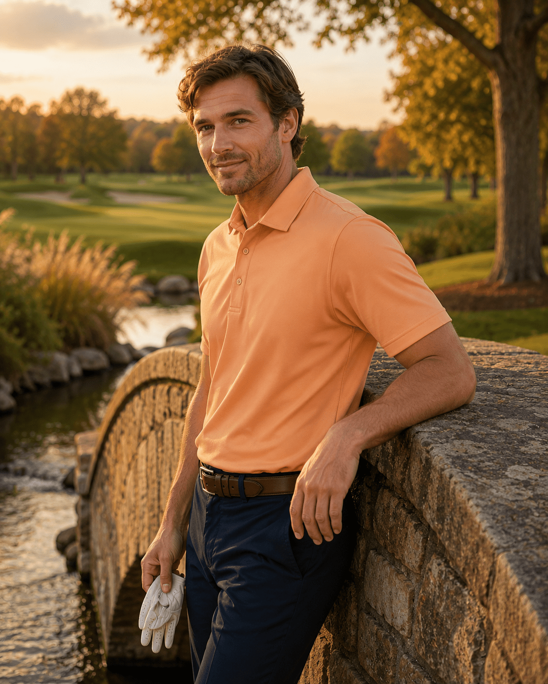 Solid Performance Golf Polo - F/X Fusion - Golf Polo - #color_Sherbert
