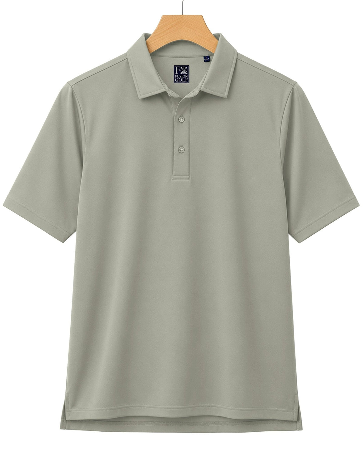 Solid Performance Golf Polo - F/X Fusion - Golf Polo - #color_Pumice