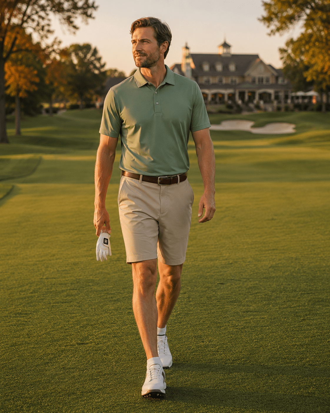 Solid Performance Golf Polo - F/X Fusion - Golf Polo - #color_Olive