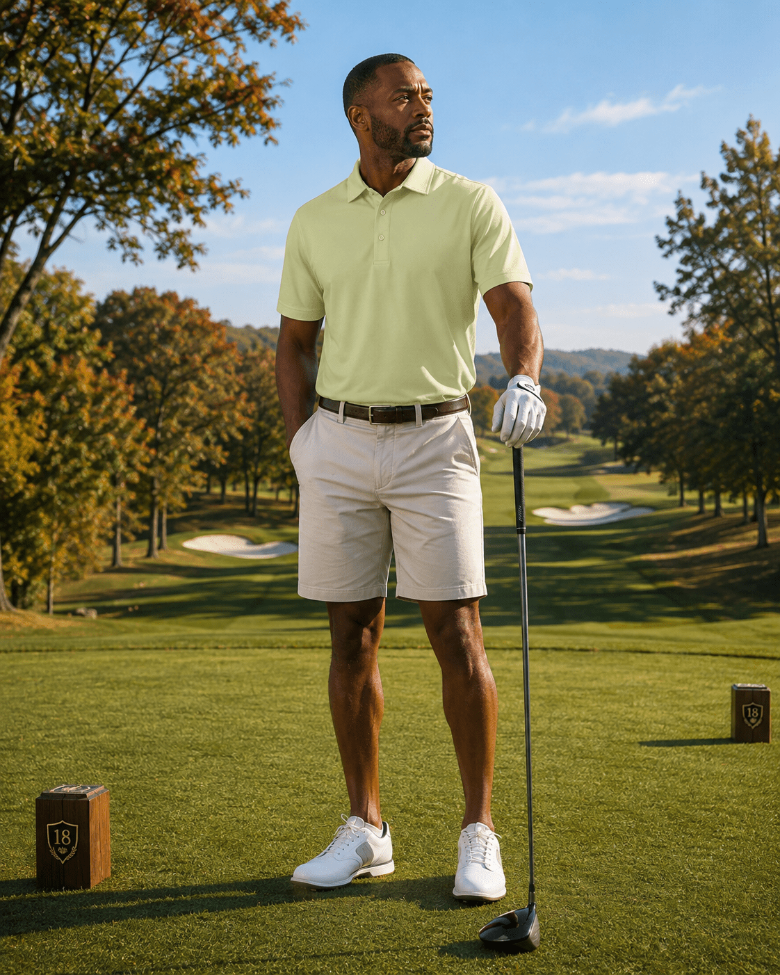 Solid Performance Golf Polo - F/X Fusion - Golf Polo - #color_Celery