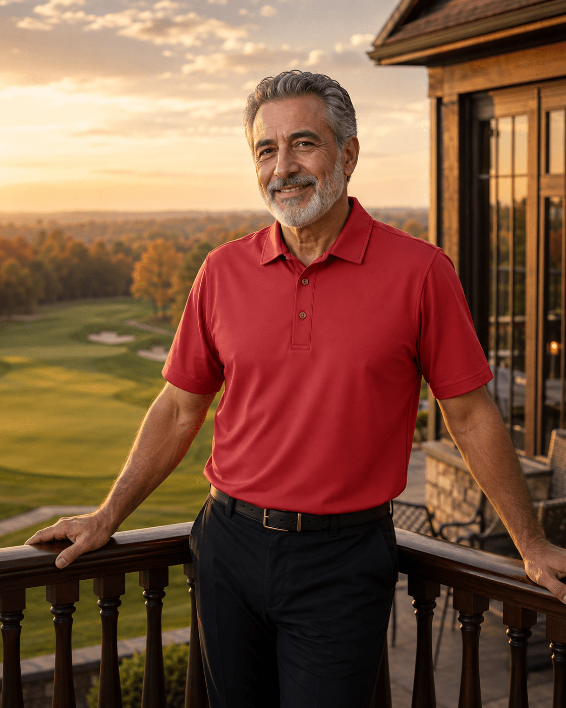 Solid Performance Golf Polo - F/X Fusion - Golf Polo - #color_Red