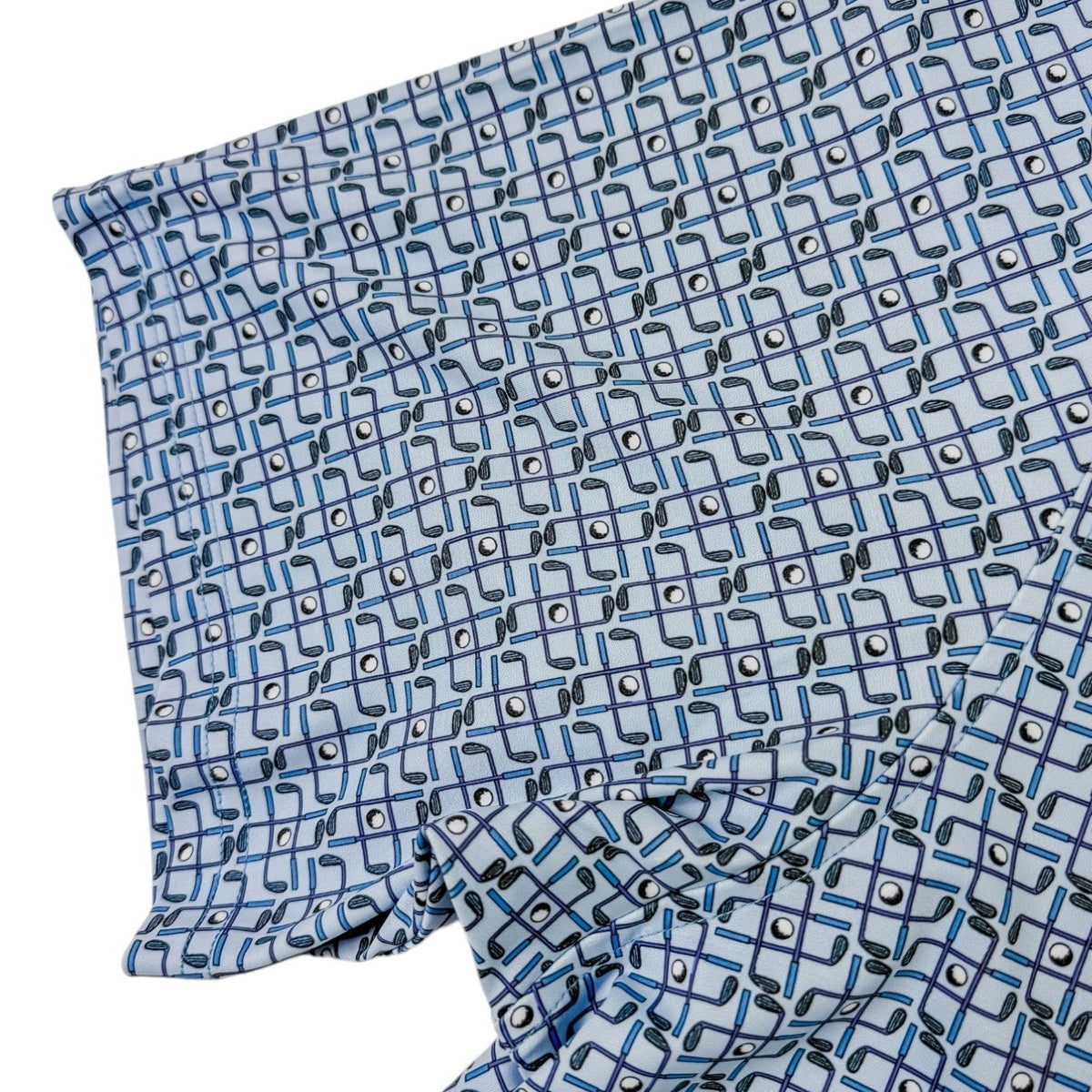 Tic Tac Toe Performance Golf Polo - F/X Fusion - Golf Polo - #color_Blue