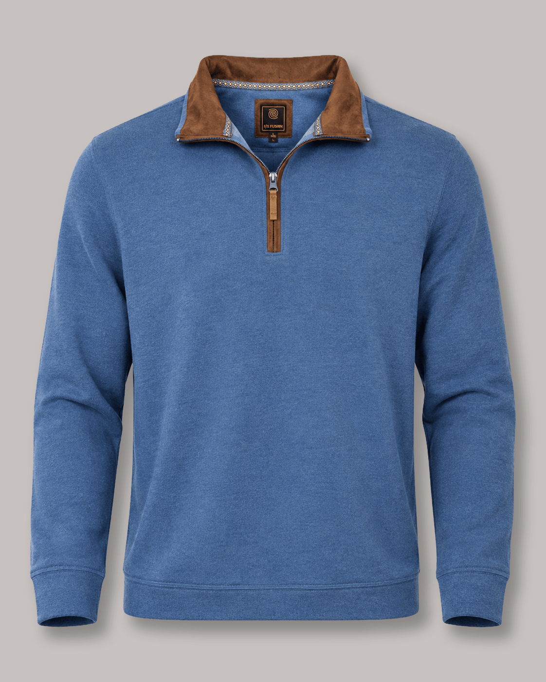 Cashmere Soft Touch Quarter-Zip Sweater - F/X Fusion - Quarter-Zip Sweater - #color_Deep Lake