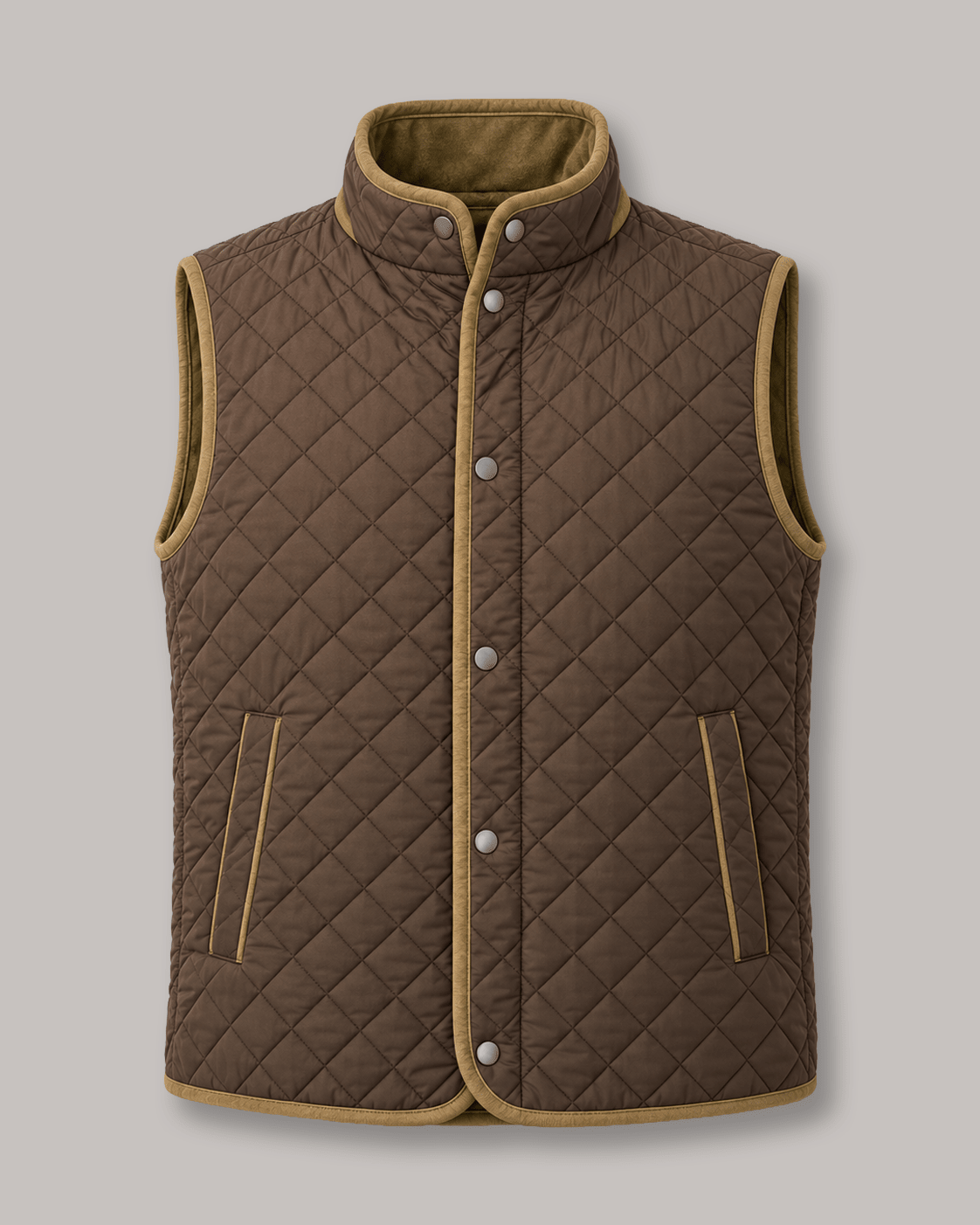 Upland Quilted Field Vest - F/X Fusion - Vest - #color_Brown