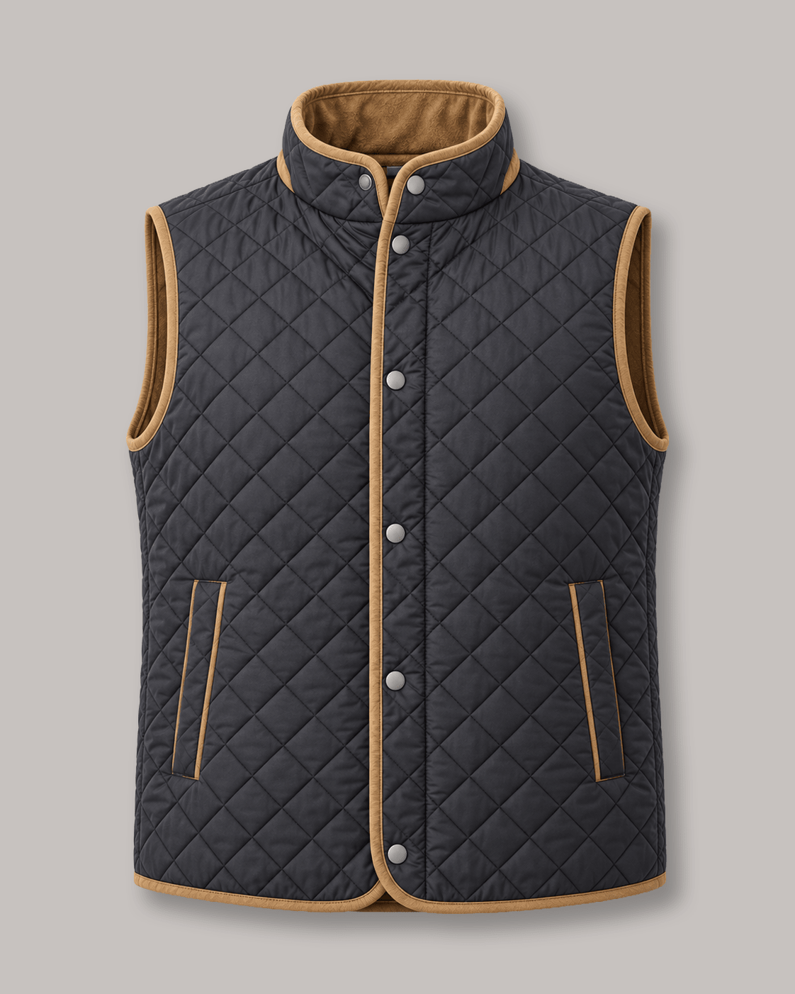 Upland Quilted Field Vest - F/X Fusion - Vest - #color_Charcoal