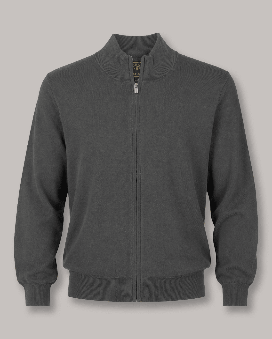 9066 - F/X Fusion - Full-Zip Sweater - #color_Charcoal