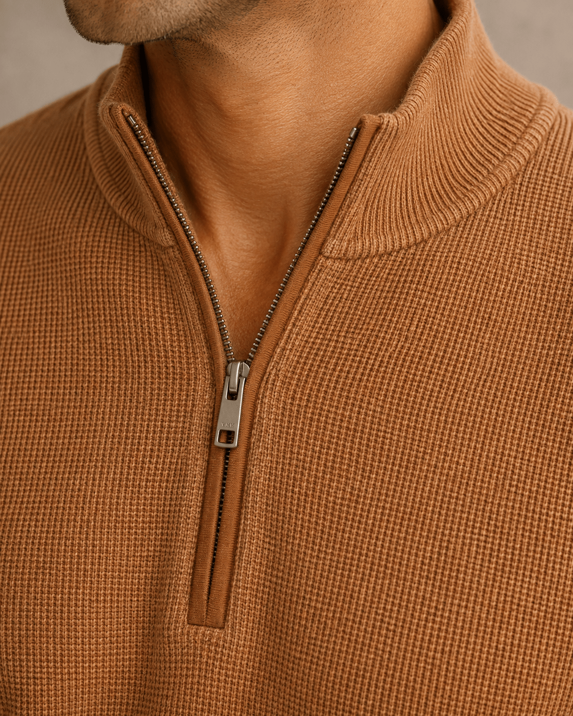 Thermal Quarter-Zip Sweater - F/X Fusion - Quarter-Zip Sweater - #color_Acorn