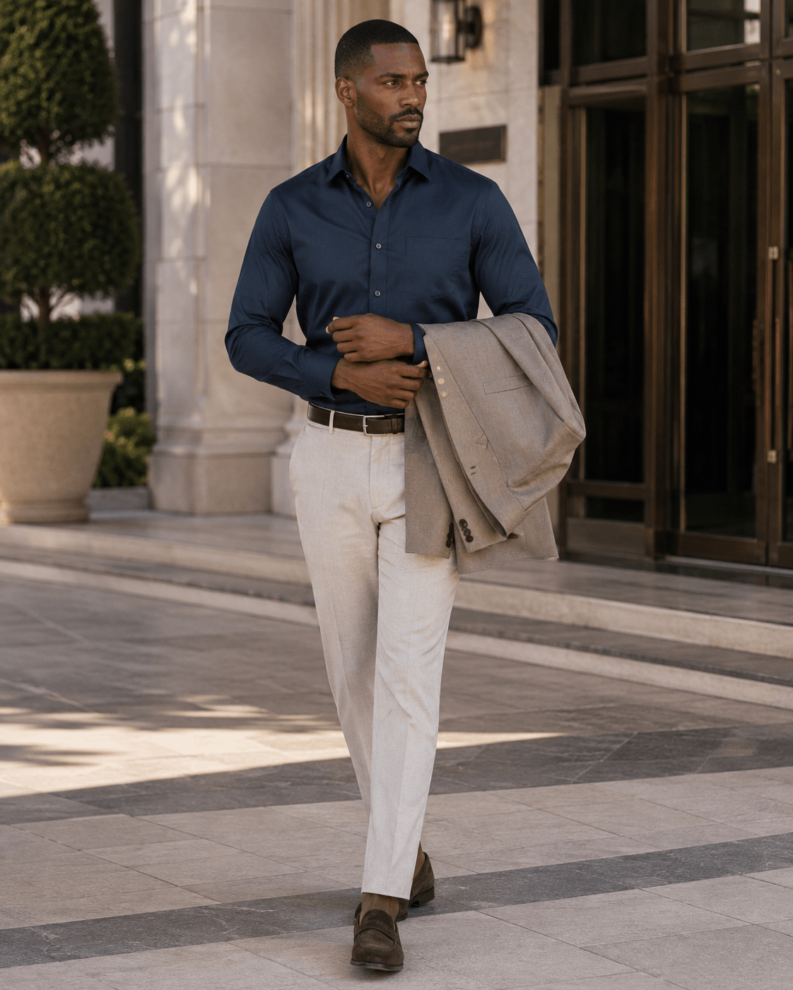 Underbutton Dress Shirt - F/X Fusion - Underbutton Dress shirt - #color_Blue