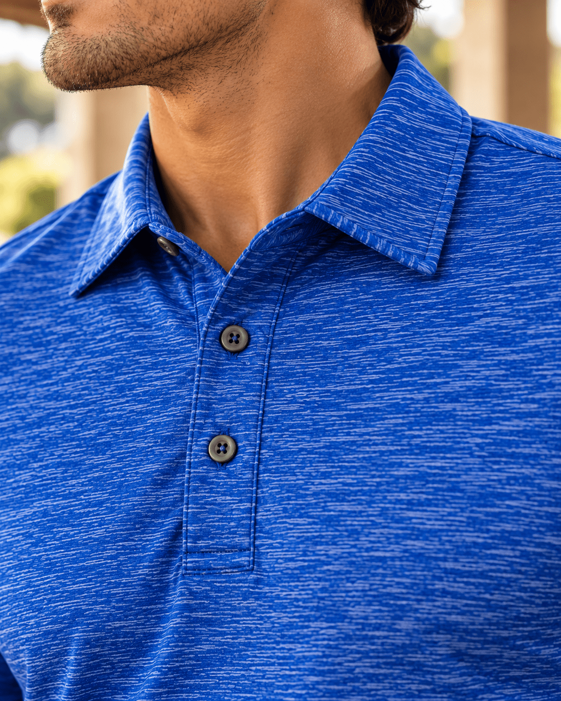 Space Dye Performance Golf Polo - F/X Fusion - Golf Polo - #color_Royal