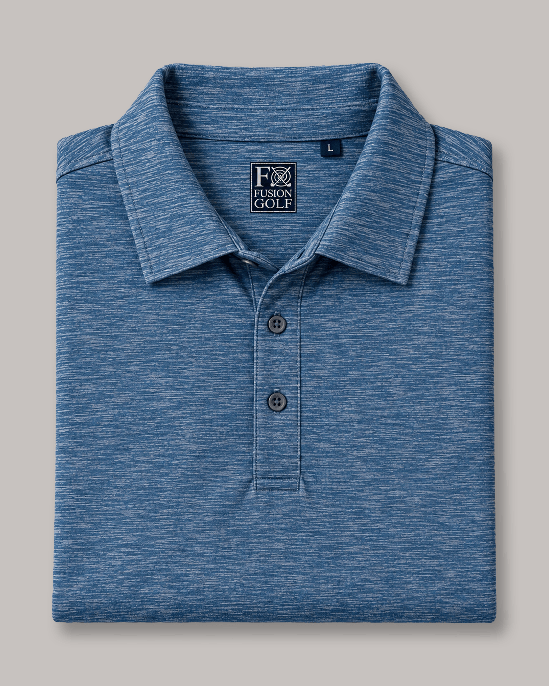 Space Dye Performance Golf Polo - F/X Fusion - Golf Polo - #color_Blue
