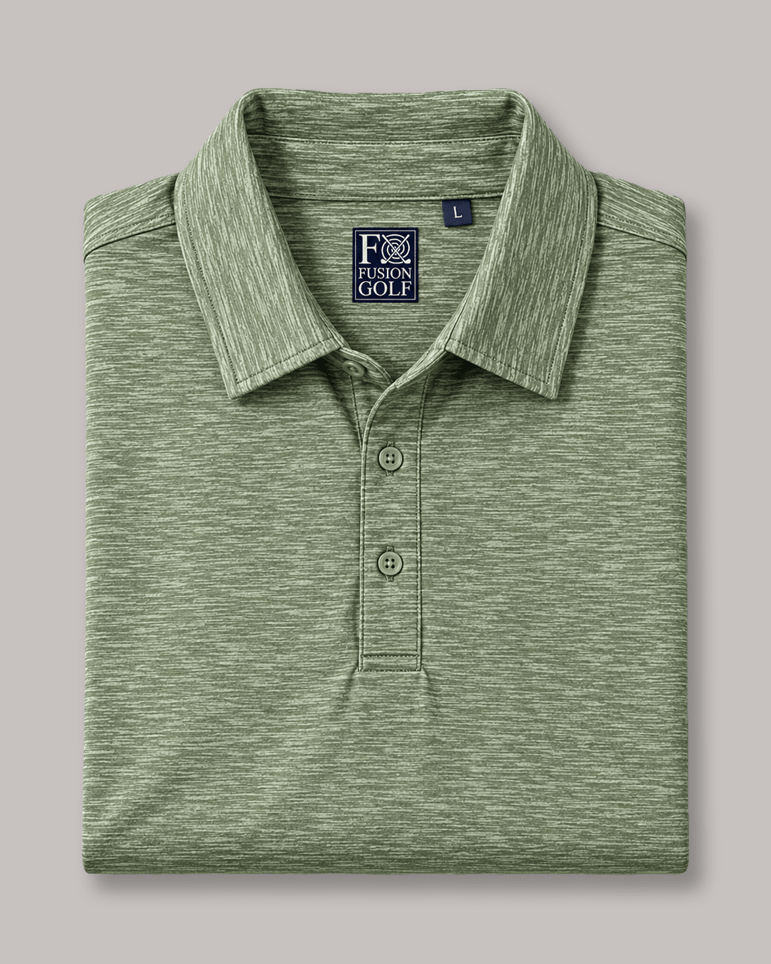 Space Dye Performance Golf Polo - F/X Fusion - Golf Polo - #color_Green
