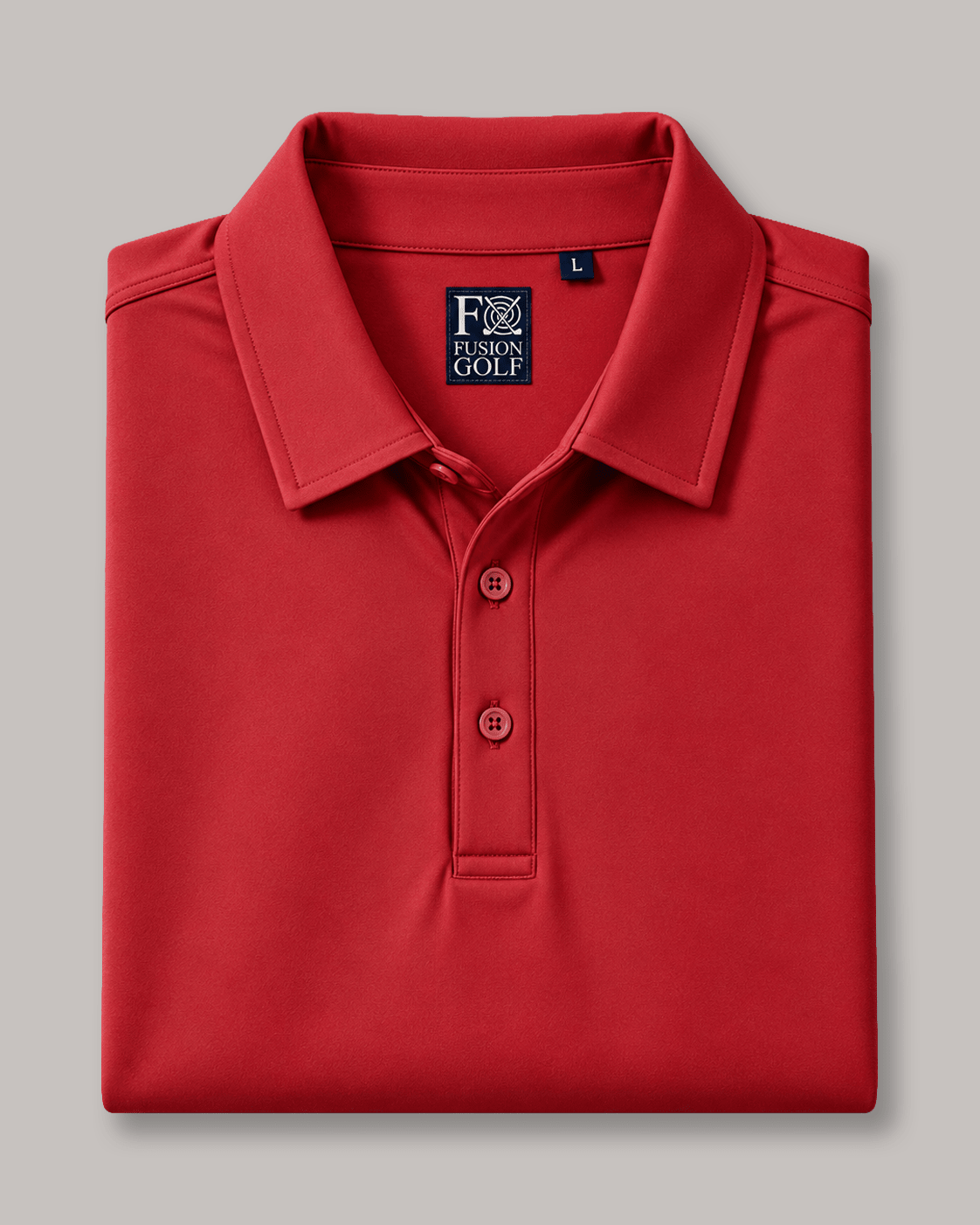 Solid Performance Golf Polo - F/X Fusion - Golf Polo - #color_Red