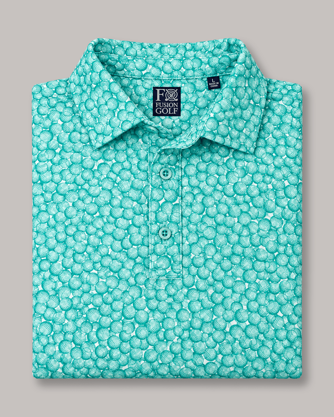 Golf Balls Performance Golf Polo - F/X Fusion - Golf Polo - #color_Aqua