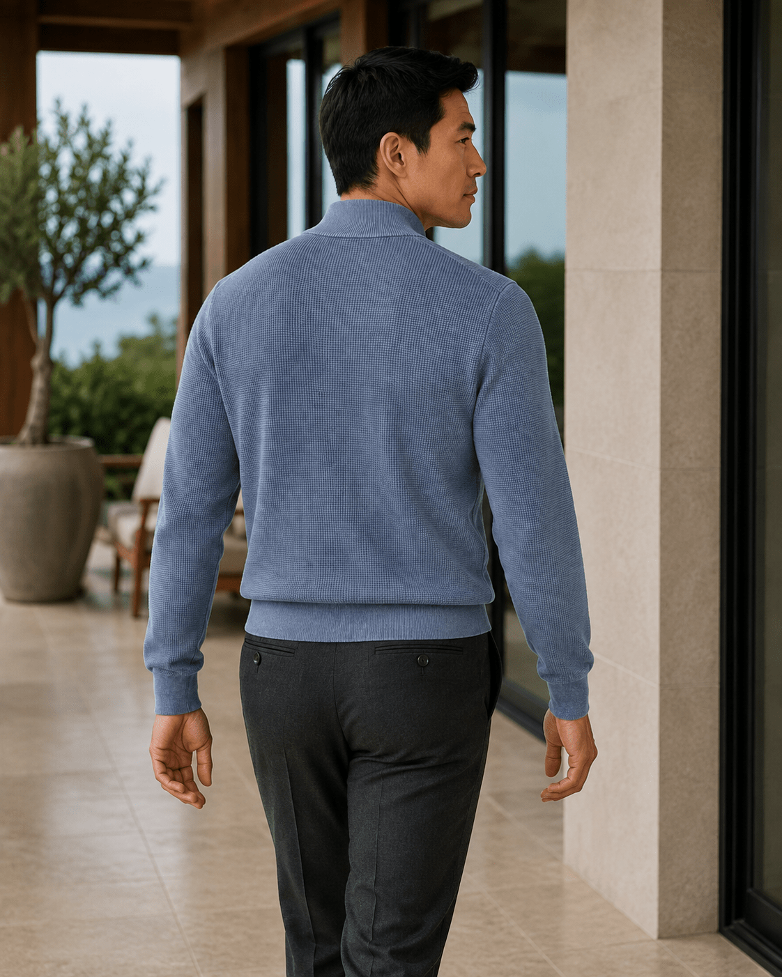 Thermal Quarter-Zip Sweater - F/X Fusion - Quarter-Zip Sweater - #color_Infinity