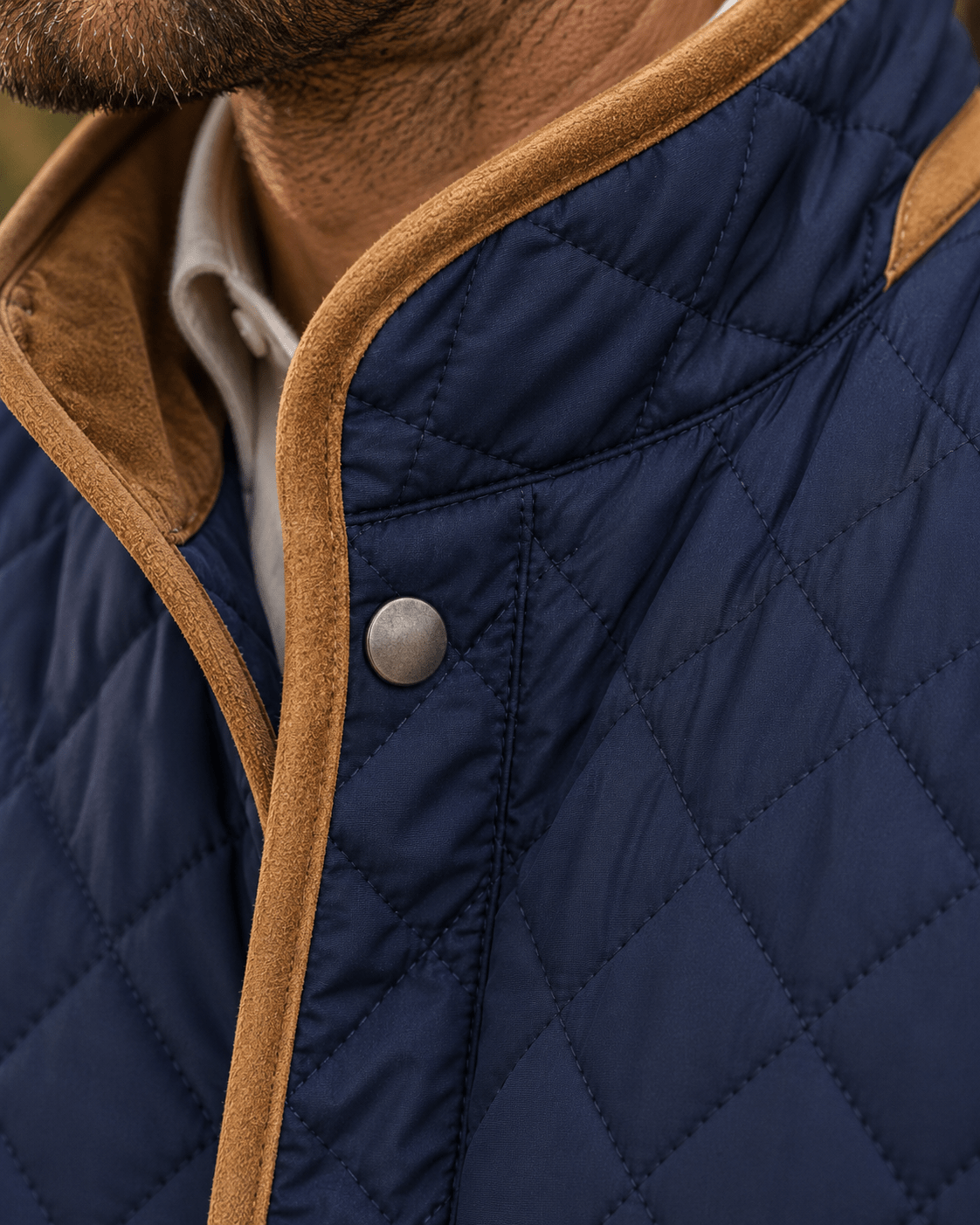 Upland Quilted Field Vest - F/X Fusion - Vest - #color_Navy