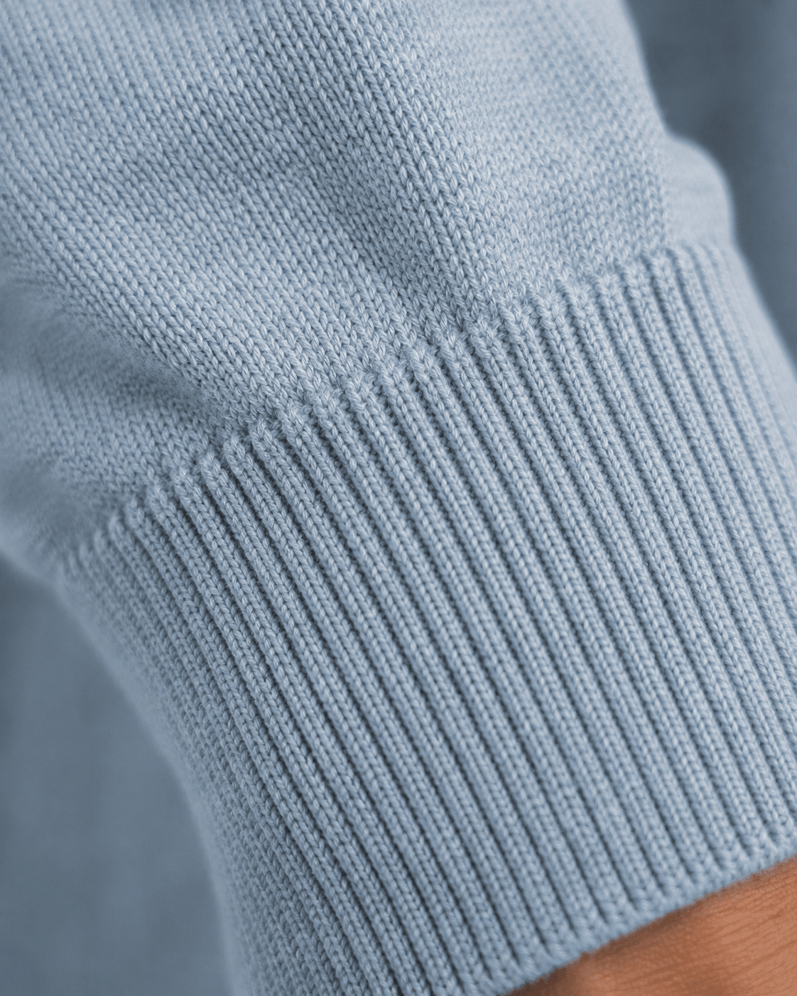 Cotton-Blend Quarter-Zip Sweater - F/X Fusion - Quarter-Zip Sweater - #color_Slate Heather