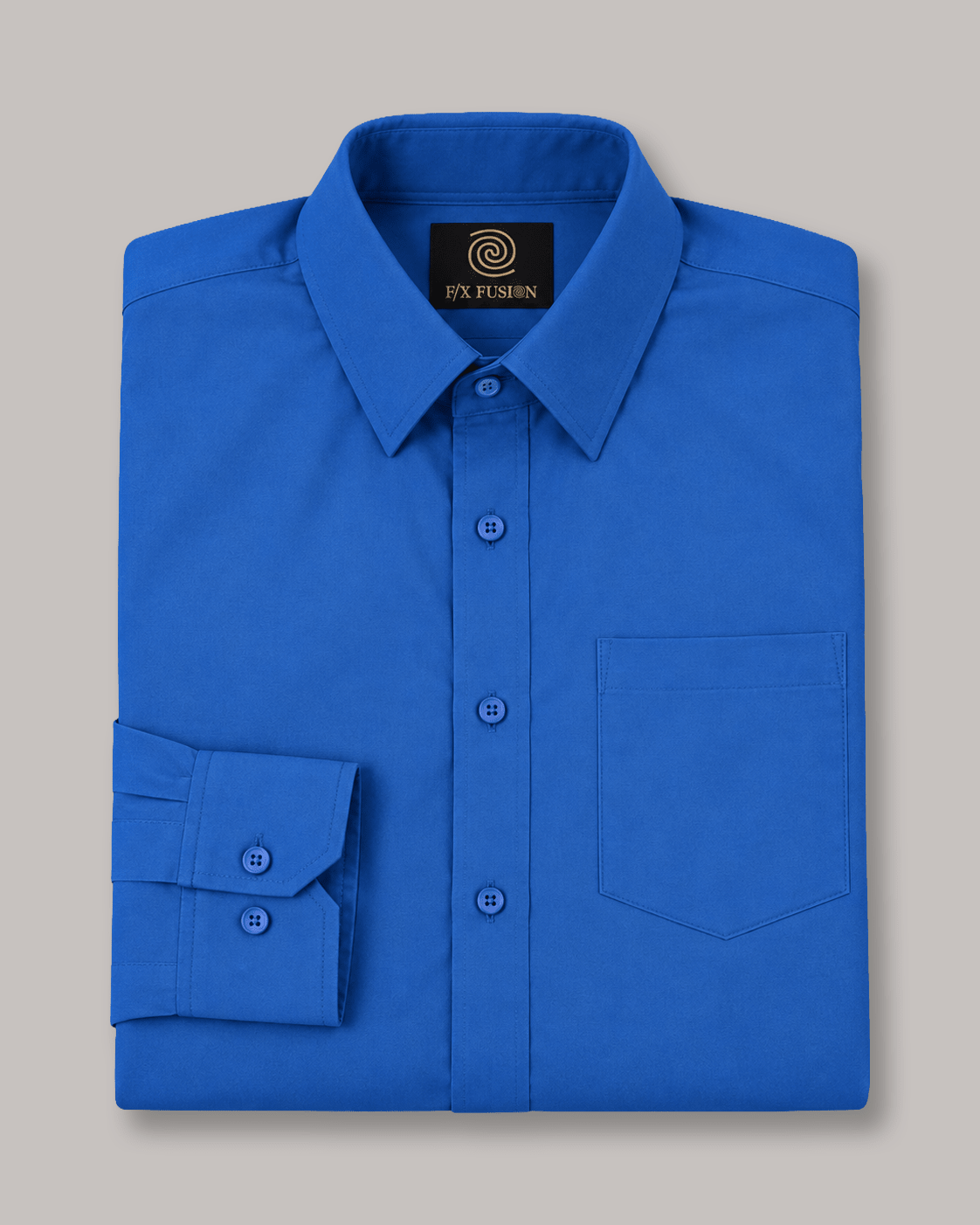 Performance Stretch Underbutton Dress Shirt - F/X Fusion - Underbutton Dress shirt - #color_Blue