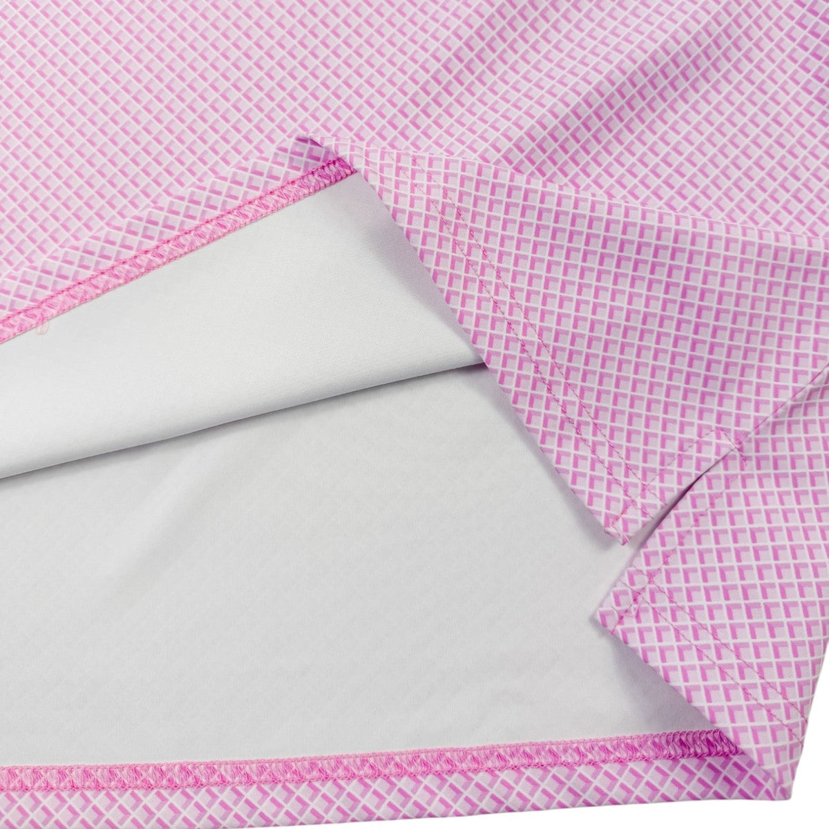 Shady Pane Performance Golf Polo - F/X Fusion - Golf Polo - #color_Pink
