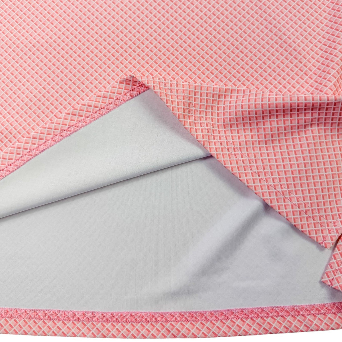 Shady Pane Performance Golf Polo - F/X Fusion - Golf Polo - #color_Coral