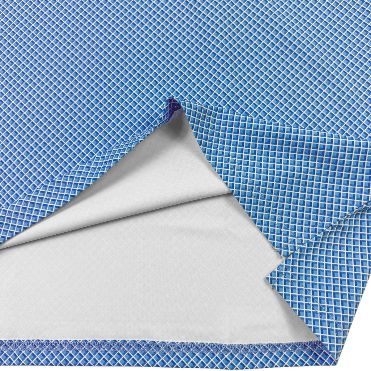 Shady Pane Performance Golf Polo - F/X Fusion - Golf Polo - #color_Blue