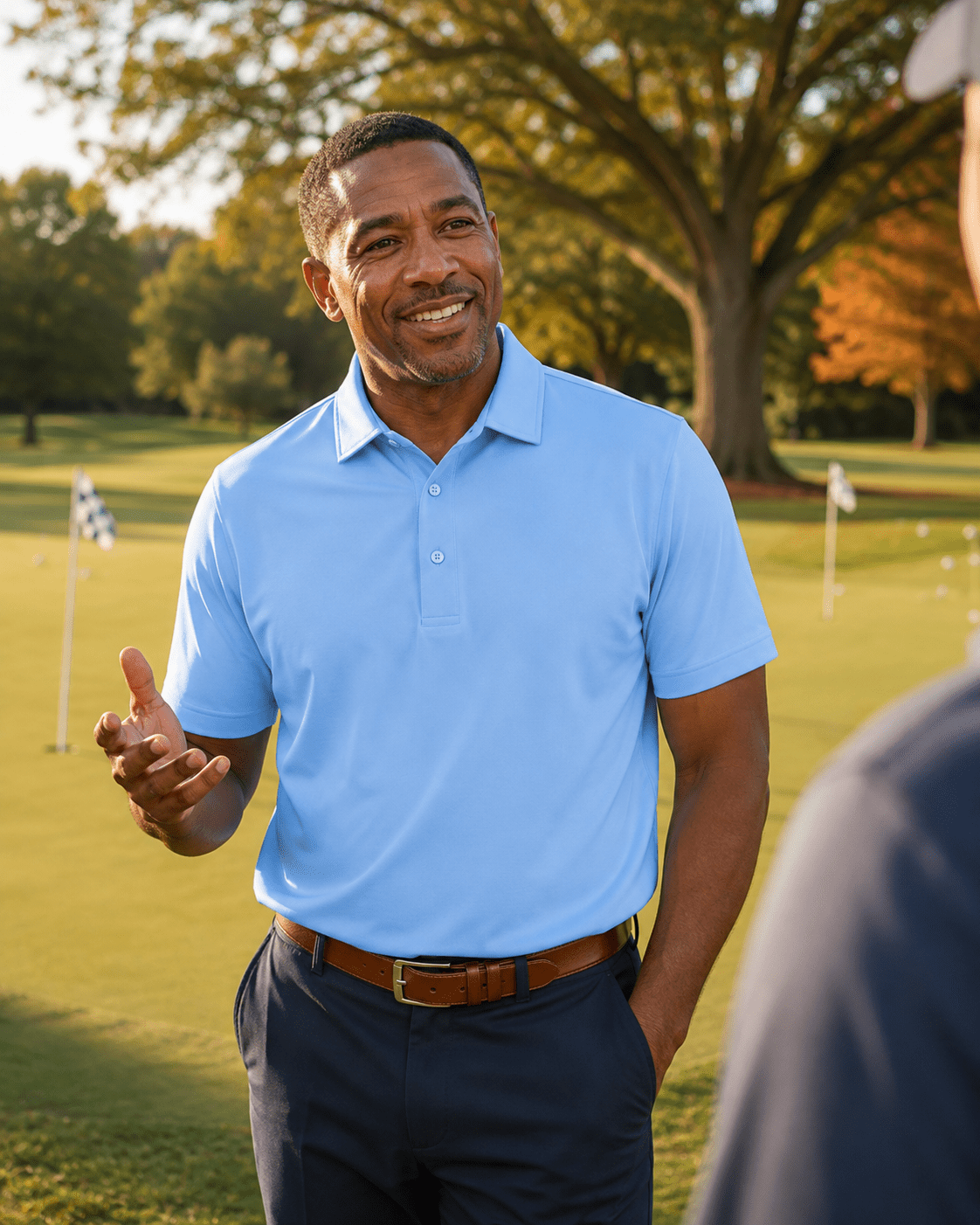 Solid Performance Golf Polo - F/X Fusion - Golf Polo - #color_Sky