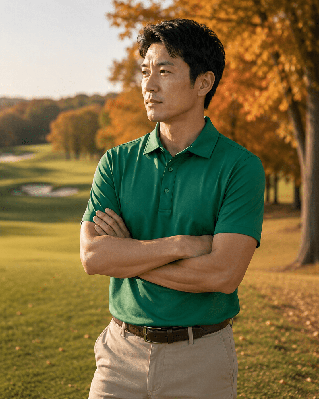 Solid Performance Golf Polo - F/X Fusion - Golf Polo - #color_Green