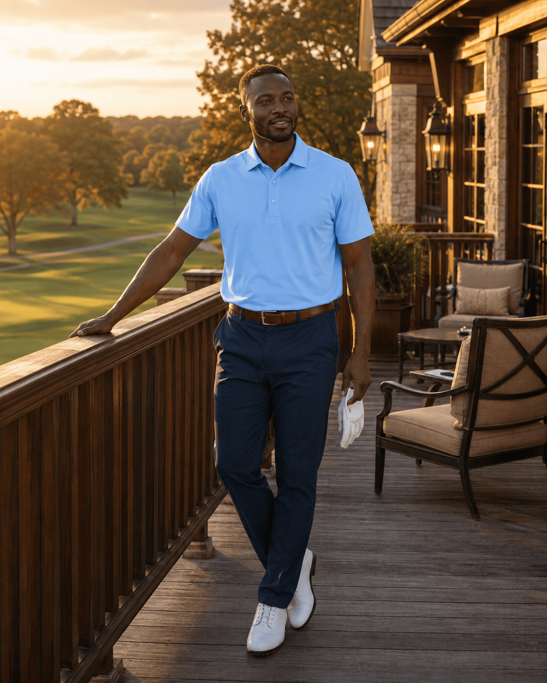 Solid Performance Golf Polo - F/X Fusion - Golf Polo - #color_Sky