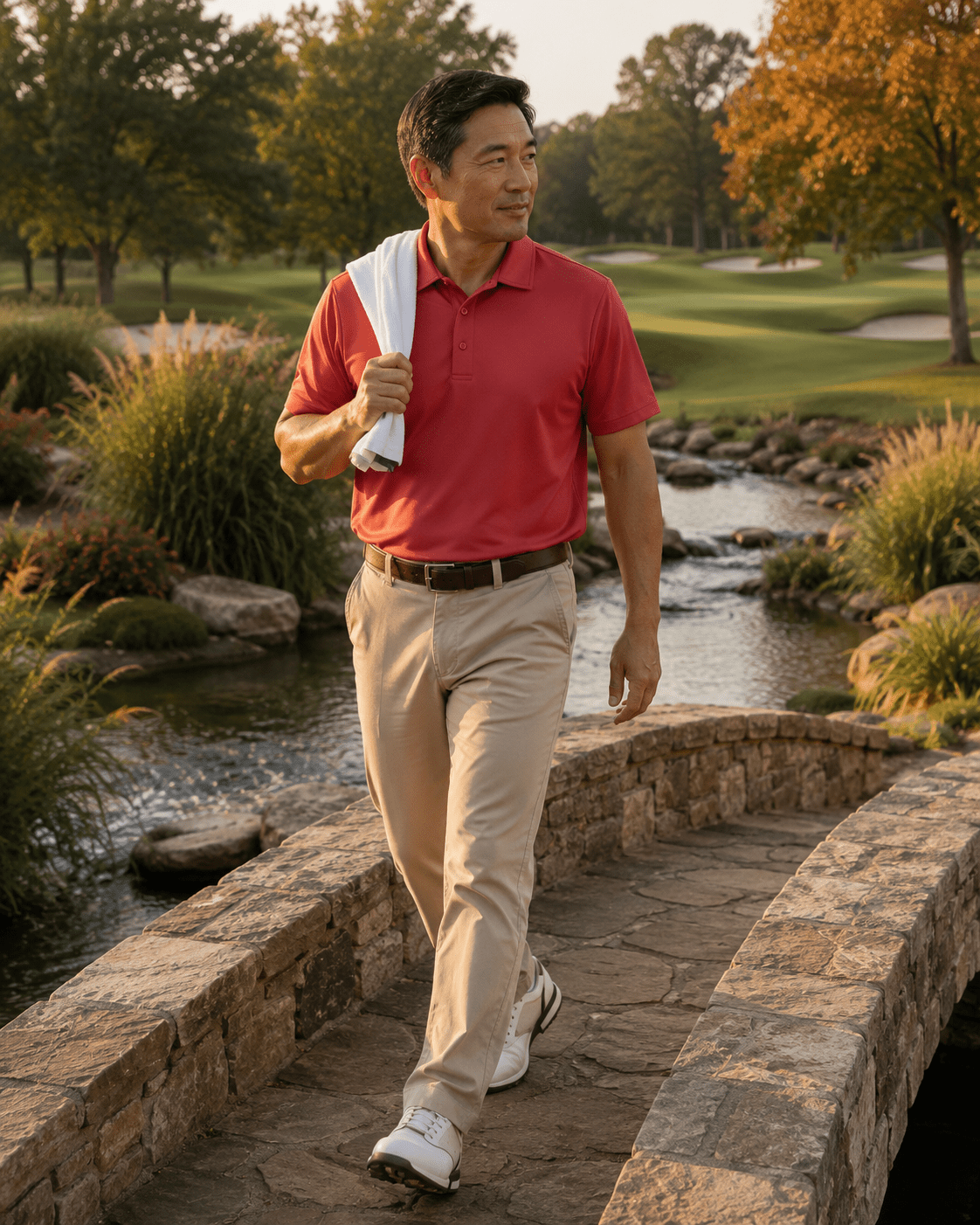 Solid Performance Golf Polo - F/X Fusion - Golf Polo - #color_Red