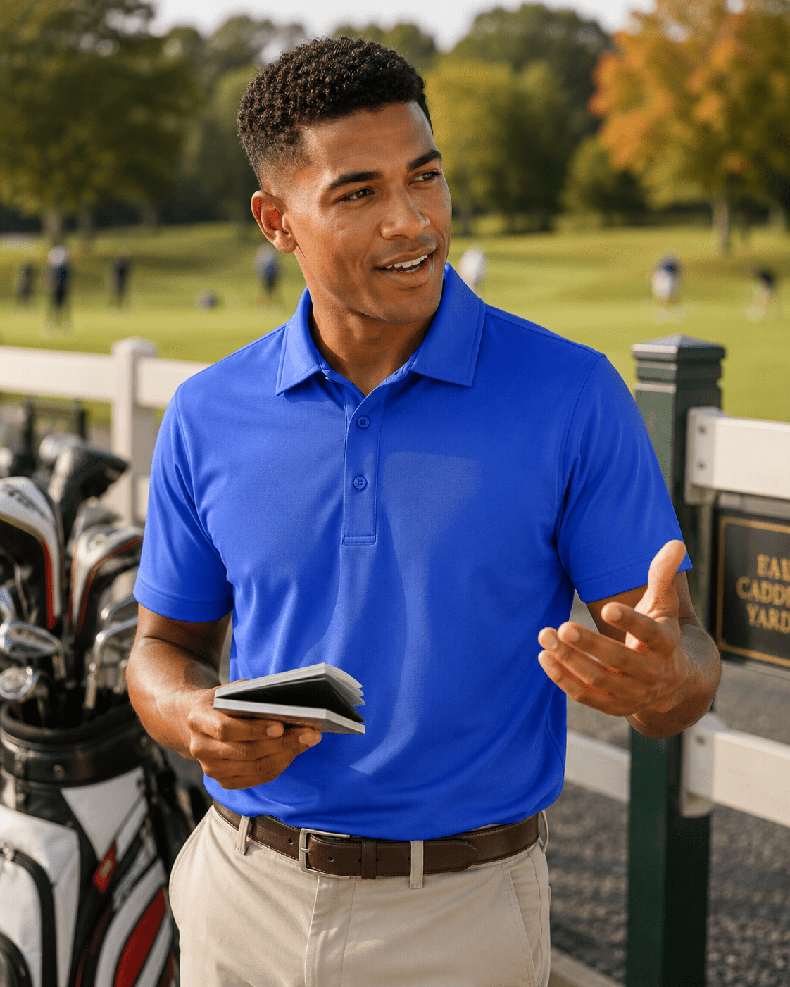 Solid Performance Golf Polo - F/X Fusion - Golf Polo - #color_Royal