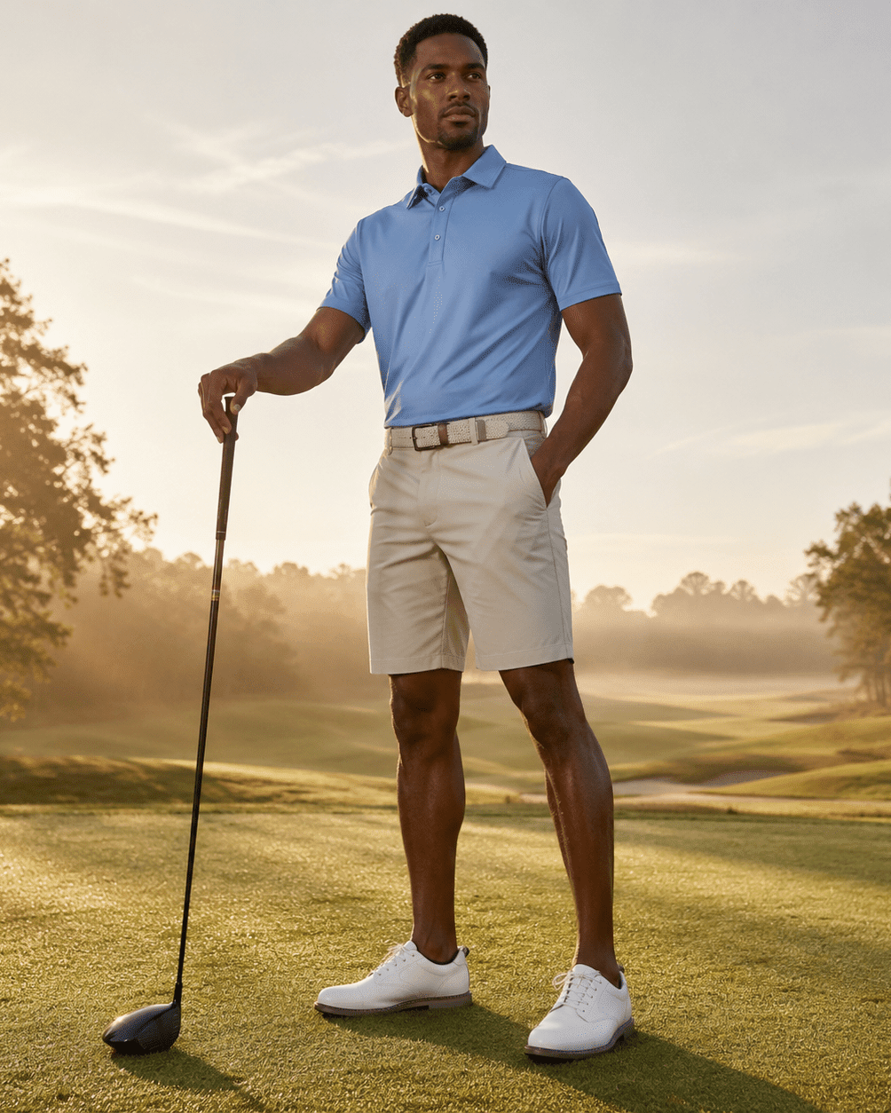 Solid Performance Golf Polo - F/X Fusion - Golf Polo - #color_Blue