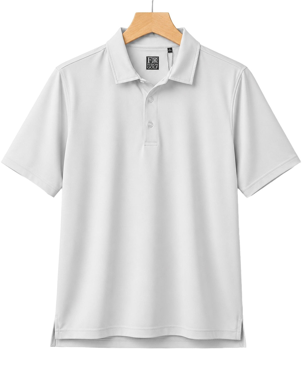 Solid Performance Golf Polo - F/X Fusion - Golf Polo - #color_White