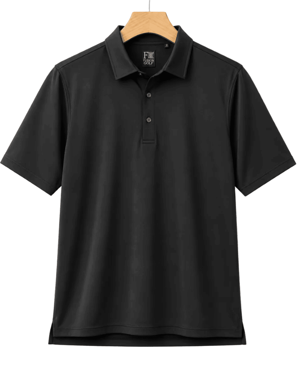 Solid Performance Golf Polo - F/X Fusion - Golf Polo - #color_Black